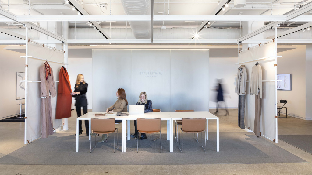 A group of people in a room.